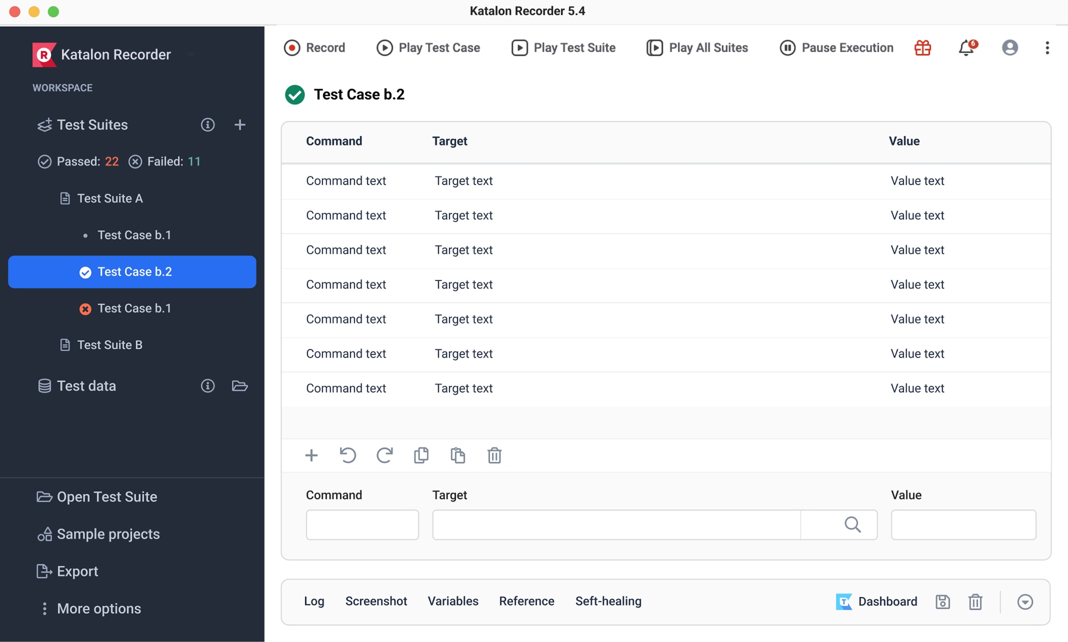 Katalon Recorder redesigned onboarding interface